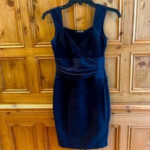 Wolford Navy Knee Length Dress Size XS